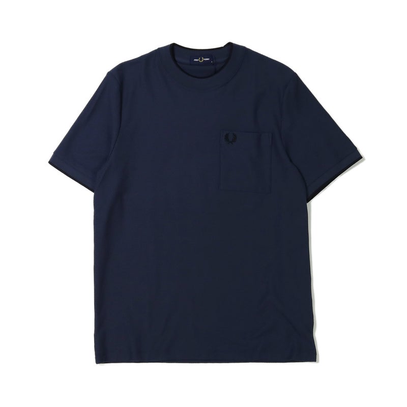 Ya2/フレッドペリーFREDPERRY/カットソー/ポケットディテールピケTシャツ/M2395/メンズ【正規取扱】