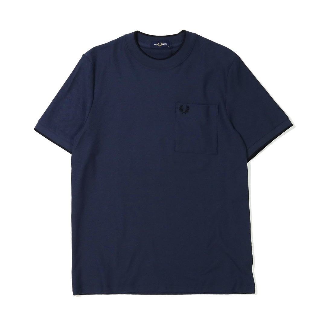 Ya2/フレッドペリーFREDPERRY/カットソー/ポケットディテールピケTシャツ/M2395/メンズ【正規取扱】
