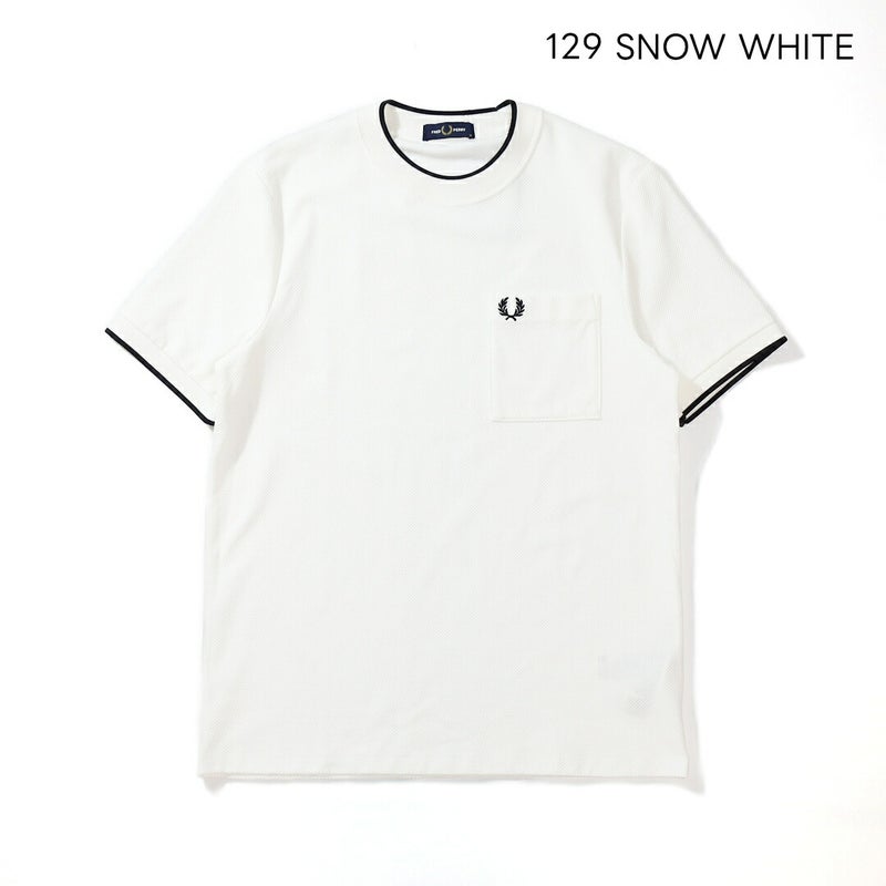 Ya2/フレッドペリーFREDPERRY/カットソー/ポケットディテールピケTシャツ/M2395/メンズ【正規取扱】