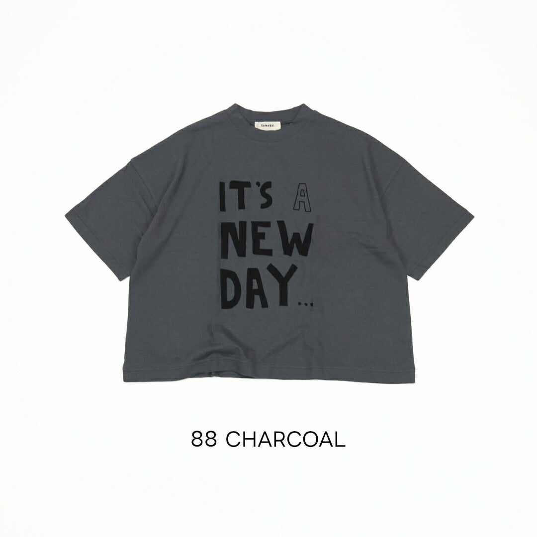 ツムグtumugu/Tシャツカットソー/ラフィ天竺プリントT/TC26203/レディース【正規取扱】
