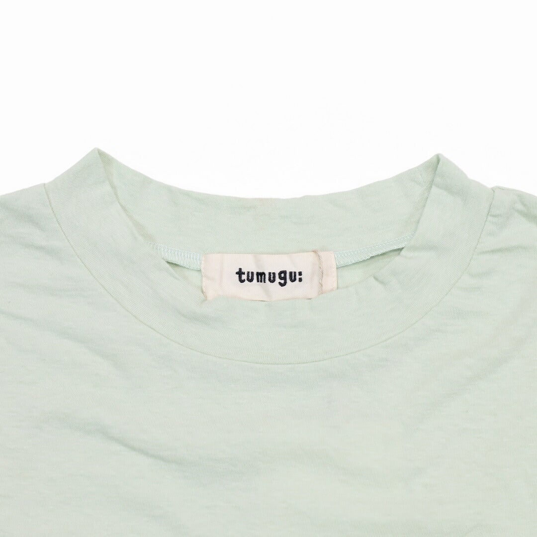 ツムグtumugu/Tシャツカットソー/ラフィ天竺プリントT/TC26203/レディース【正規取扱】