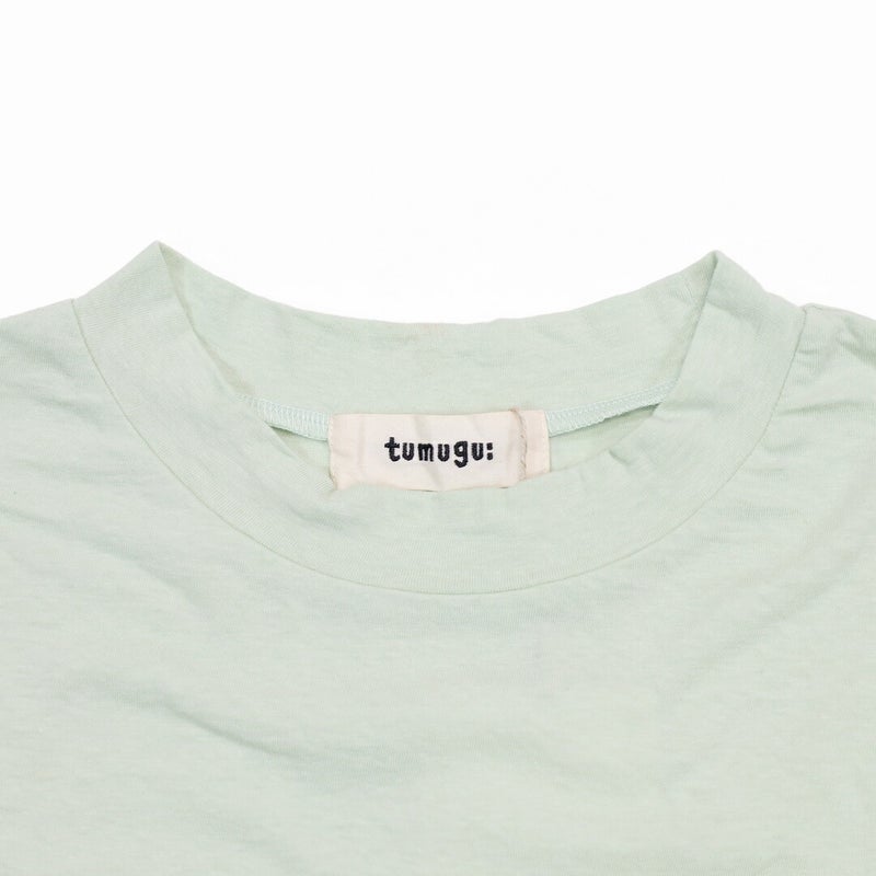ツムグtumugu/Tシャツカットソー/ラフィ天竺プリントT/TC26203/レディース【正規取扱】
