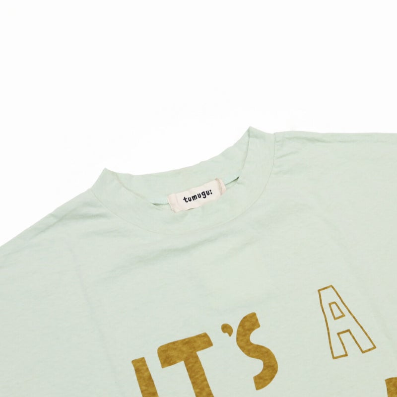 ツムグtumugu/Tシャツカットソー/ラフィ天竺プリントT/TC26203/レディース【正規取扱】
