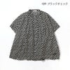 Ya2/ブロカントBrocante/シャツブラウス/インドプリント(チェック)フロンセシャツ/36-0323X/レディース【正規取扱】