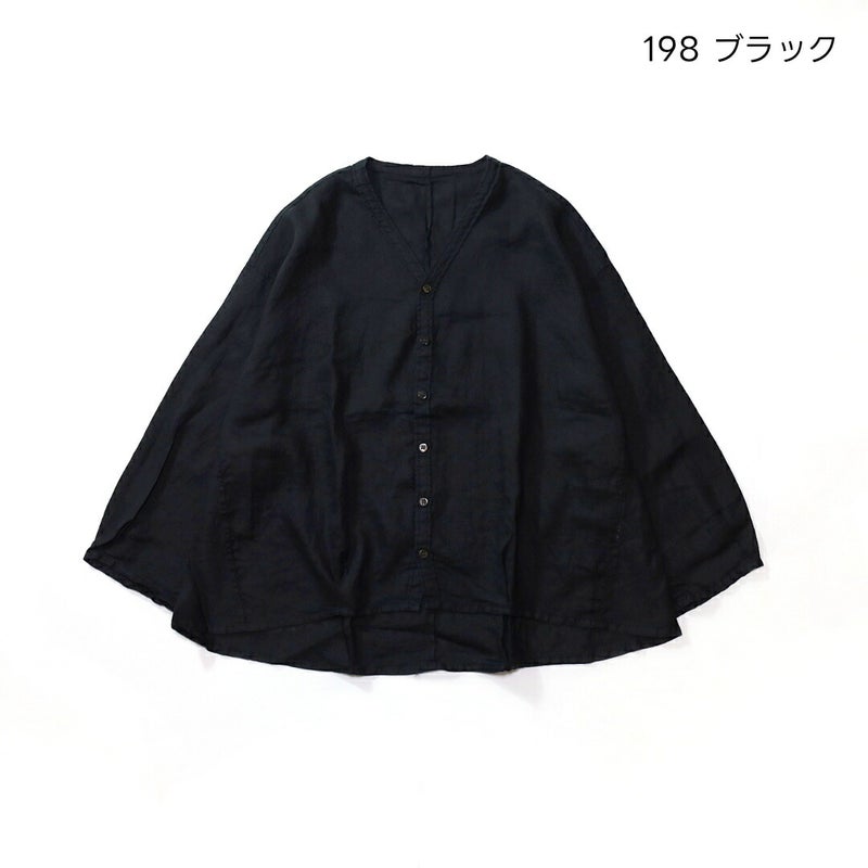 ブロカントBrocante/シャツ/リネンキャンバスカルディガンシャツ/36-0347L/レディース【正規取扱】