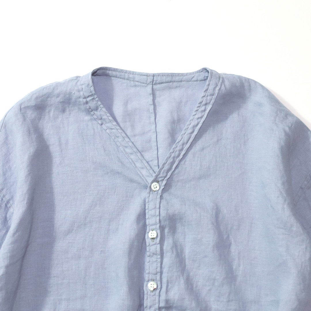 ブロカントBrocante/シャツ/リネンキャンバスカルディガンシャツ/36-0347L/レディース【正規取扱】