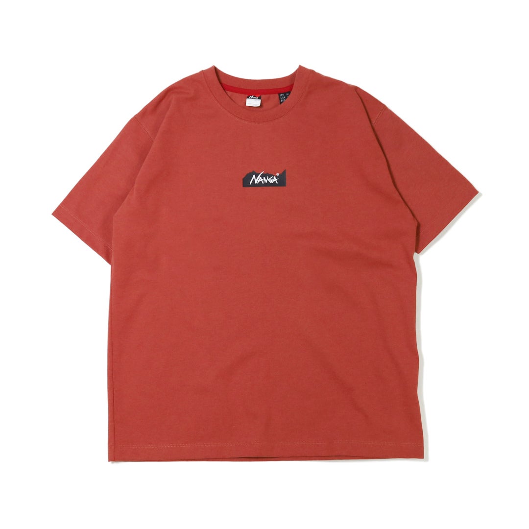 Ya2/ナンガNANGA/カットソーTシャツ/エコハイブリッドボックスロゴエンブロイダリーTシャツ/NW2411-1G804/メンズ【正規取扱】