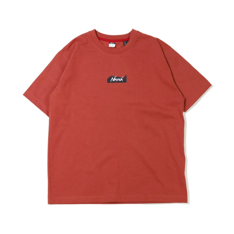 Ya2/ナンガNANGA/カットソーTシャツ/エコハイブリッドボックスロゴエンブロイダリーTシャツ/NW2411-1G804/メンズ【正規取扱】