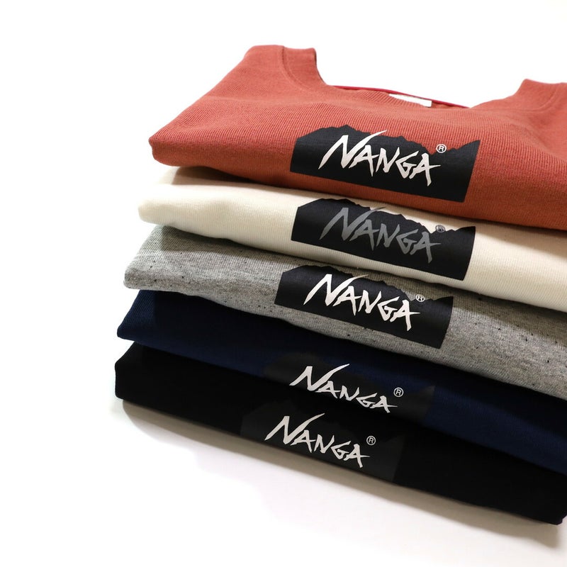 Ya2/ナンガNANGA/カットソーTシャツ/エコハイブリッドボックスロゴエンブロイダリーTシャツ/NW2411-1G804/メンズ【正規取扱】