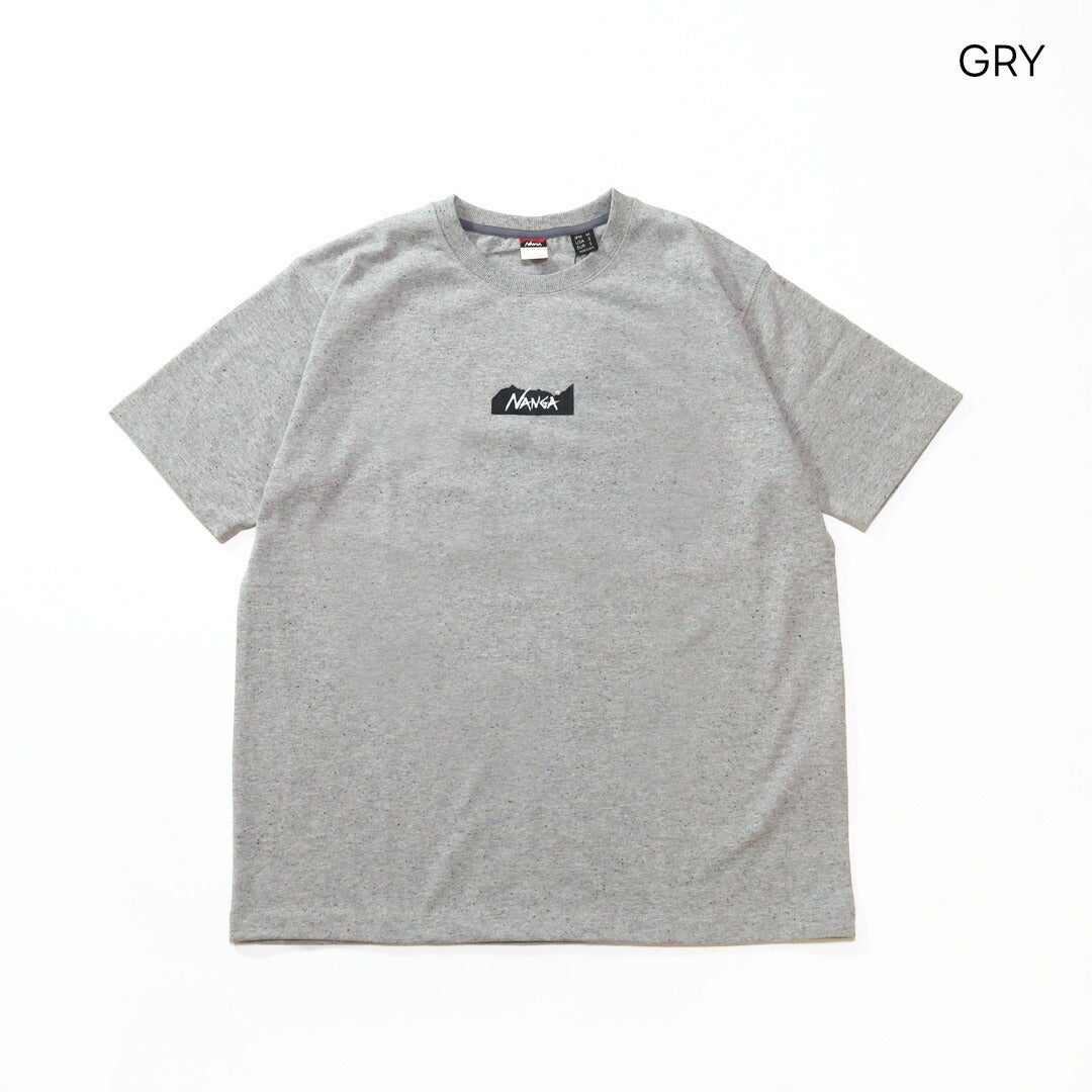Ya2/ナンガNANGA/カットソーTシャツ/エコハイブリッドボックスロゴエンブロイダリーTシャツ/NW2411-1G804/メンズ【正規取扱】