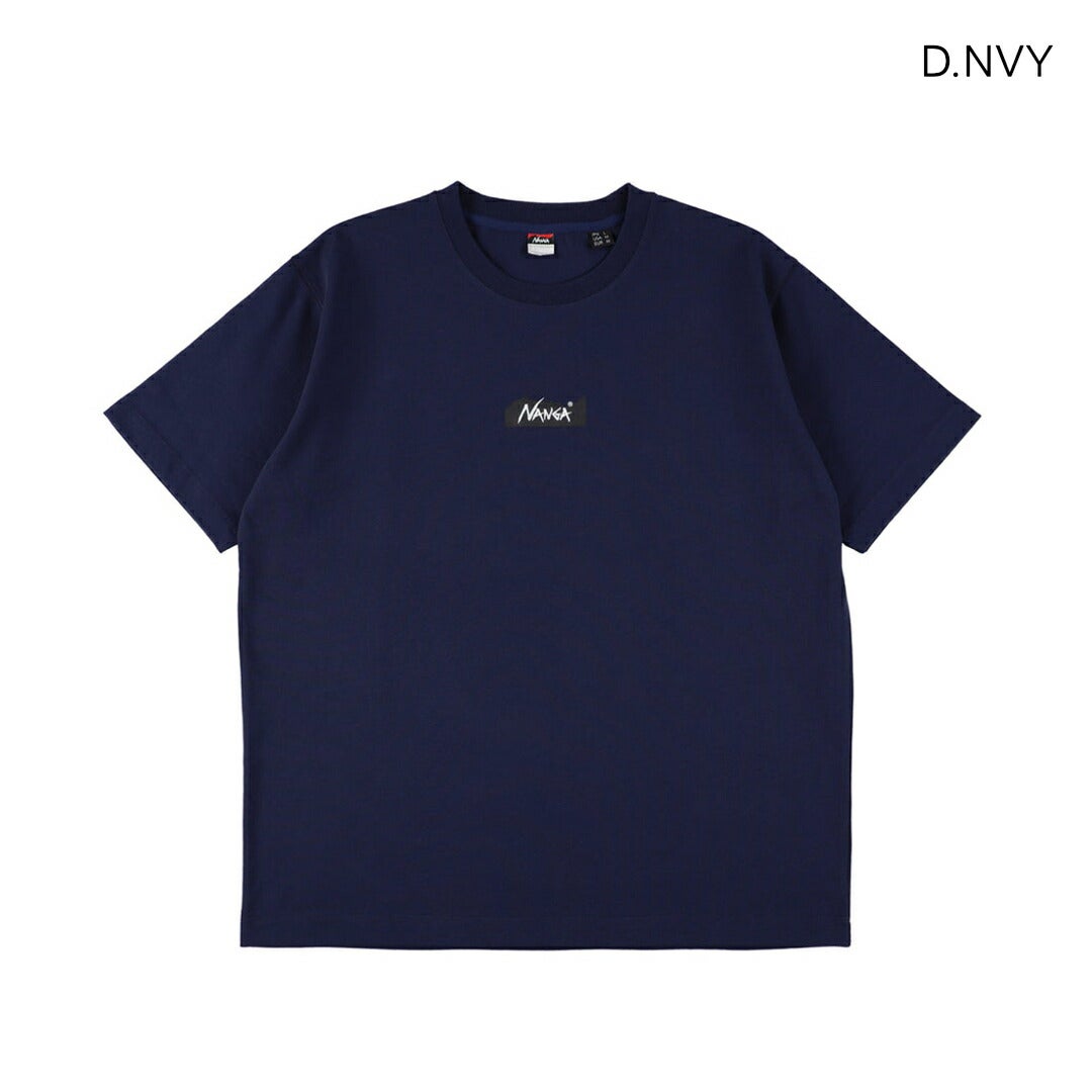 Ya2/ナンガNANGA/カットソーTシャツ/エコハイブリッドボックスロゴエンブロイダリーTシャツ/NW2411-1G804/メンズ【正規取扱】