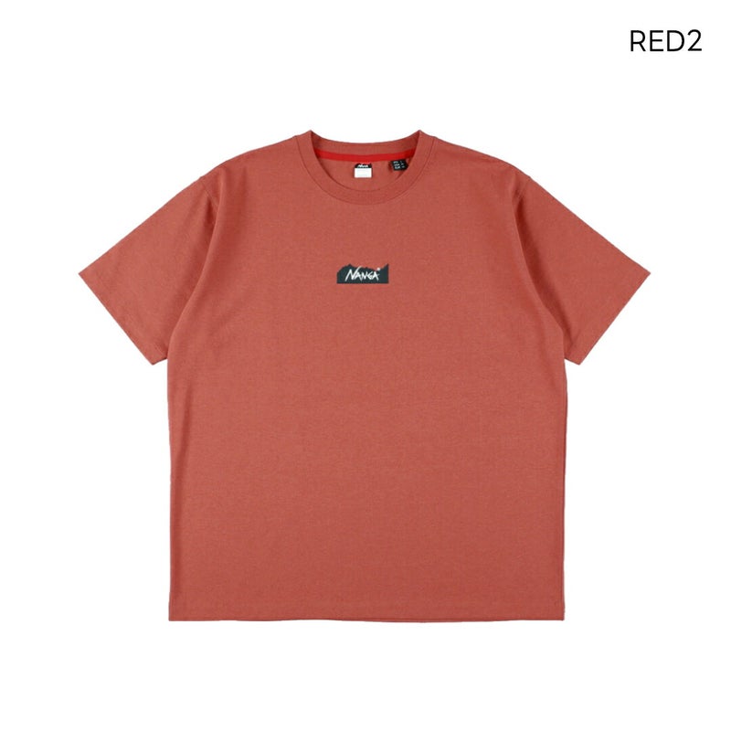 Ya2/ナンガNANGA/カットソーTシャツ/エコハイブリッドボックスロゴエンブロイダリーTシャツ/NW2411-1G804/メンズ【正規取扱】