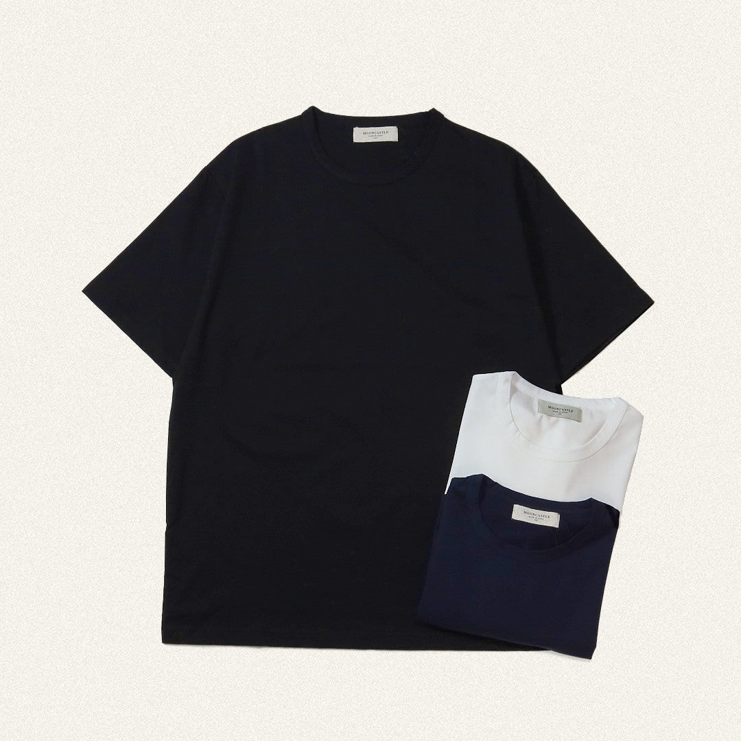 Ya2/ムーンキャッスルMOONCASTLE/Tシャツカットソー/シルキーコットンTシャツ/KN1/メンズ【正規取扱】