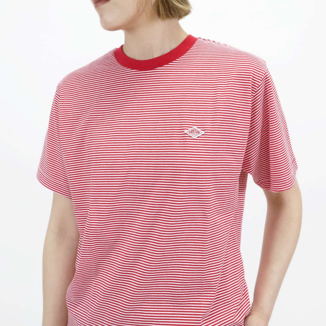 Ra9/ダントンDANTON/カットソー/ショートスリーブインナーTシャツストライプ/DT-C0195CVT-ST/レディース【正規取扱】