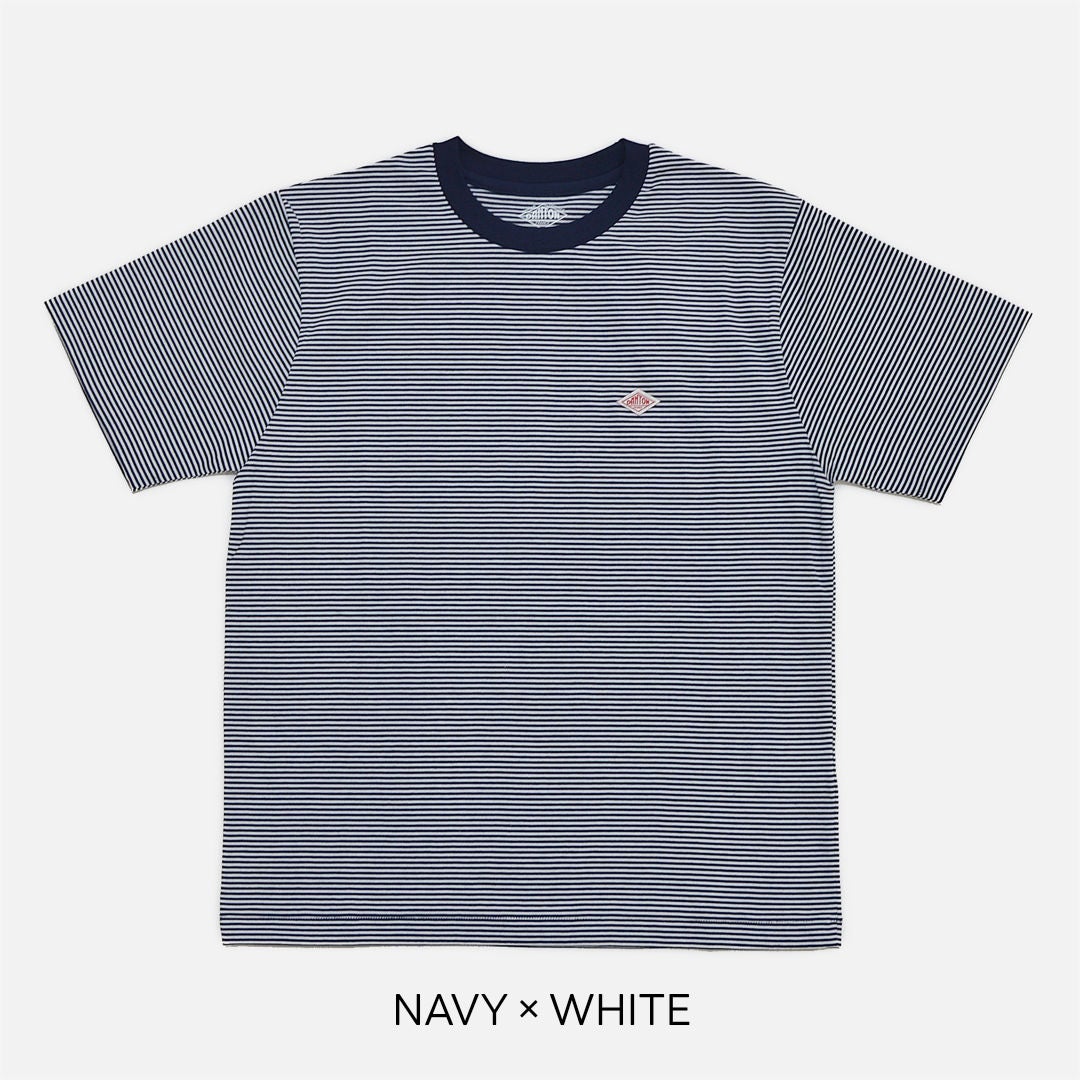 DANTONダントン｜ショートスリーブTシャツ｜ストライプ|ビッグ