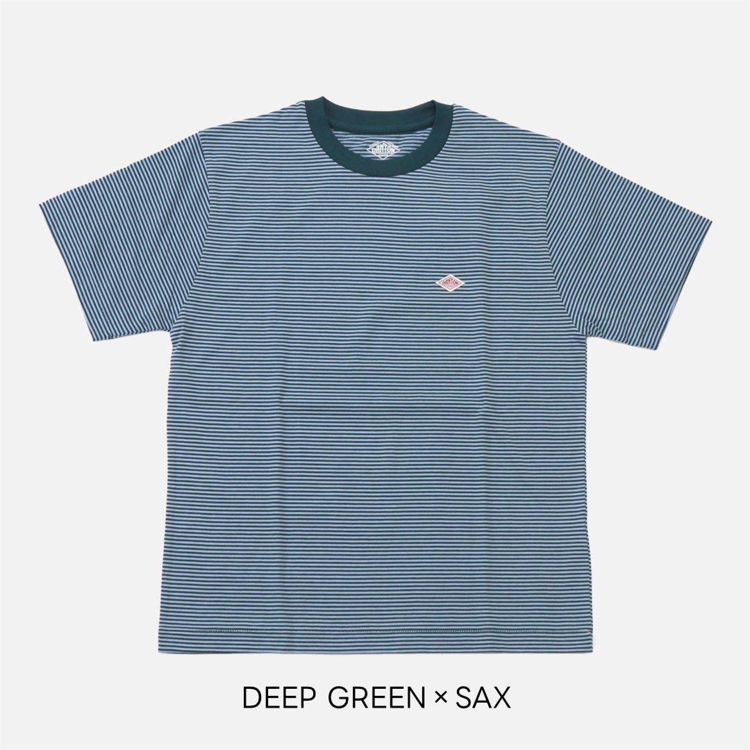 DANTONダントン｜ショートスリーブTシャツ｜ストライプ|ビッグ