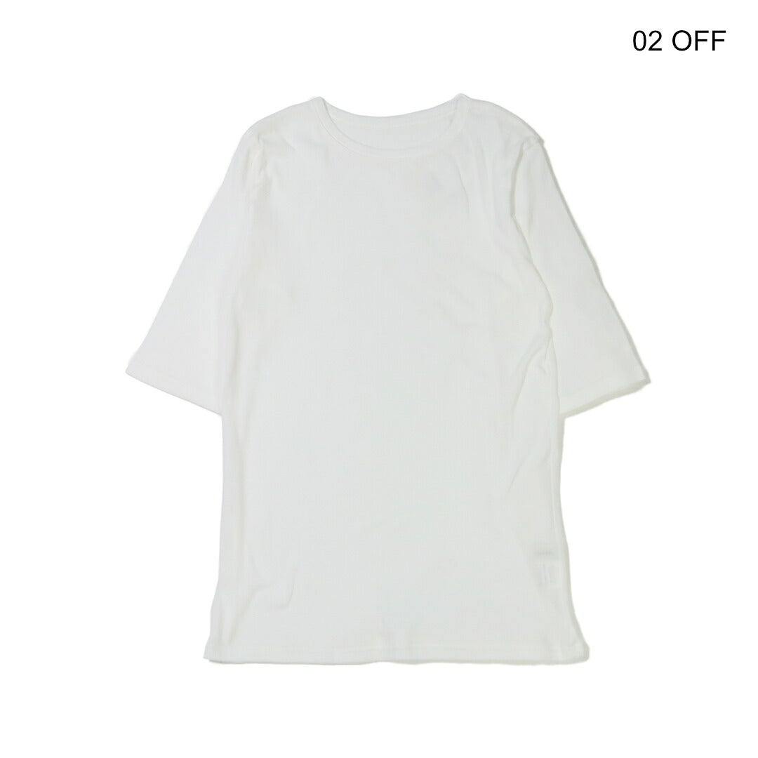 Ya2/ヌーヴェルドゥパラディNOUVELLESDUPARADIS/Tシャツカットソー/6分袖ソフトフライスクルーネックTシャツ/PC26107/レディース【正規取扱】