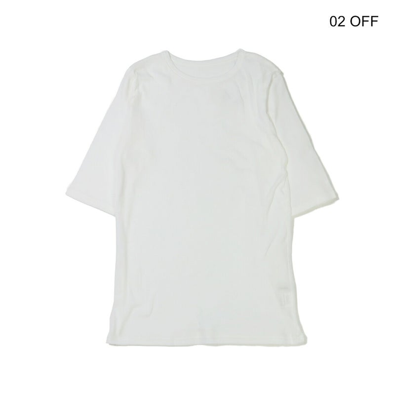 Ya2/ヌーヴェルドゥパラディNOUVELLESDUPARADIS/Tシャツカットソー/6分袖ソフトフライスクルーネックTシャツ/PC26107/レディース【正規取扱】