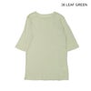 Ya2/ヌーヴェルドゥパラディNOUVELLESDUPARADIS/Tシャツカットソー/6分袖ソフトフライスクルーネックTシャツ/PC26107/レディース【正規取扱】