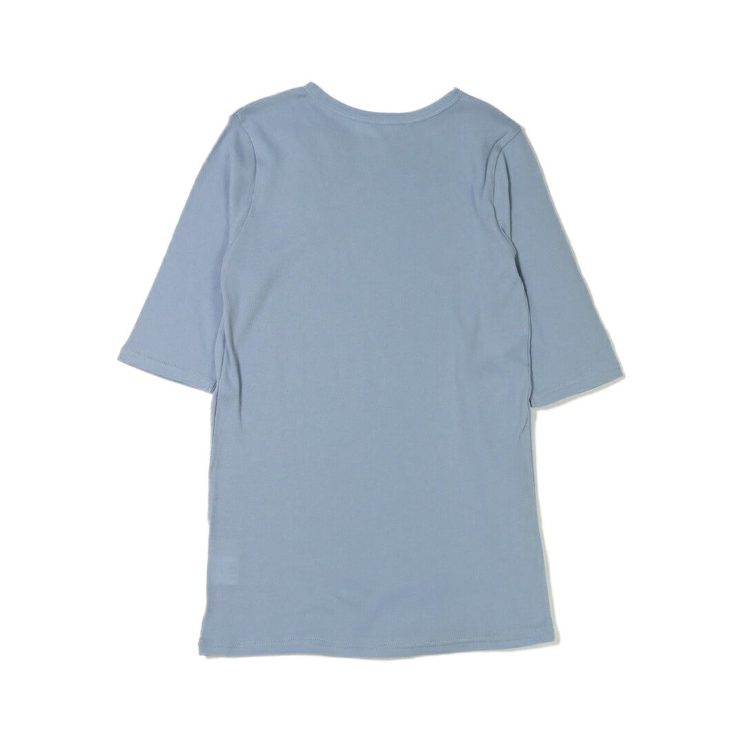 Ya2/ヌーヴェルドゥパラディNOUVELLESDUPARADIS/Tシャツカットソー/6分袖ソフトフライスクルーネックTシャツ/PC26107/レディース【正規取扱】