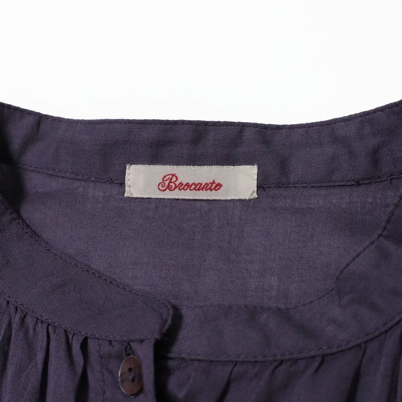 Ya2/ブロカントBrocante/シャツブラウス/インドボイルフロンセシャツ/36-0322X/レディース【正規取扱】