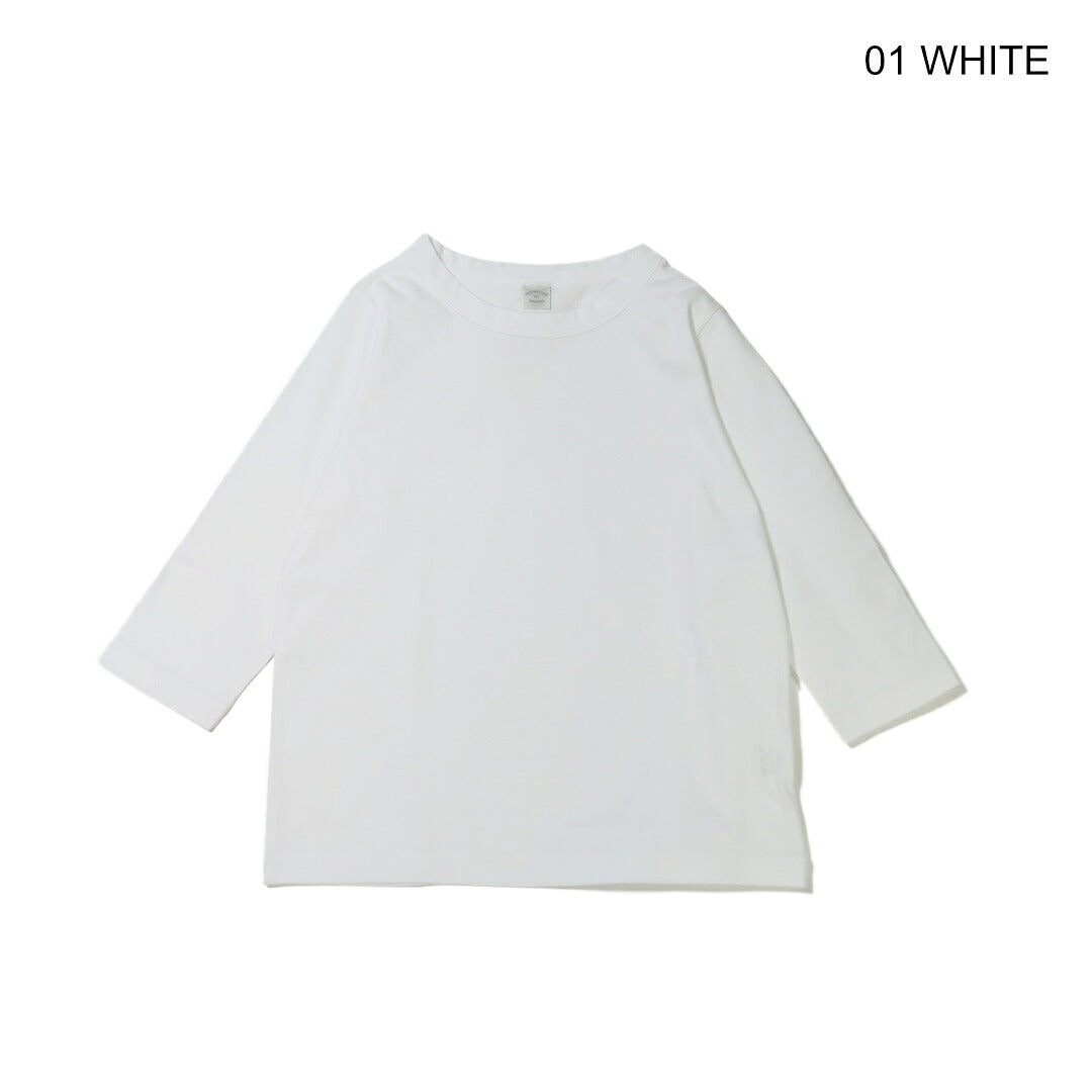 Ya2/ヌーヴェルドゥパラディNOUVELLESDUPARADIS/Tシャツカットソー/50/2ソフト天竺7分袖プルオーバー/PC26109/レディース【正規取扱】