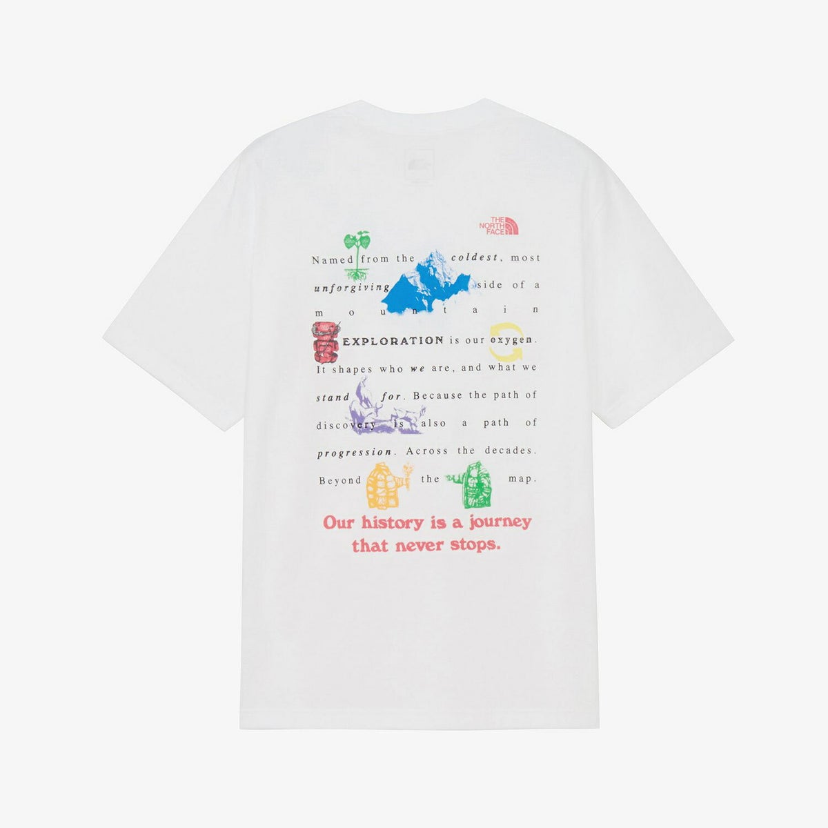 Ya2/ザ・ノース・フェイスTHENORTHFACE/Tシャツカットソー/ショートスリーブジャーニーヒストリーティー/NT32643/レディースメンズ【正規取扱】