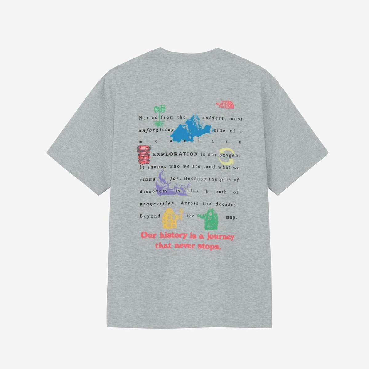 Ya2/ザ・ノース・フェイスTHENORTHFACE/Tシャツカットソー/ショートスリーブジャーニーヒストリーティー/NT32643/レディースメンズ【正規取扱】