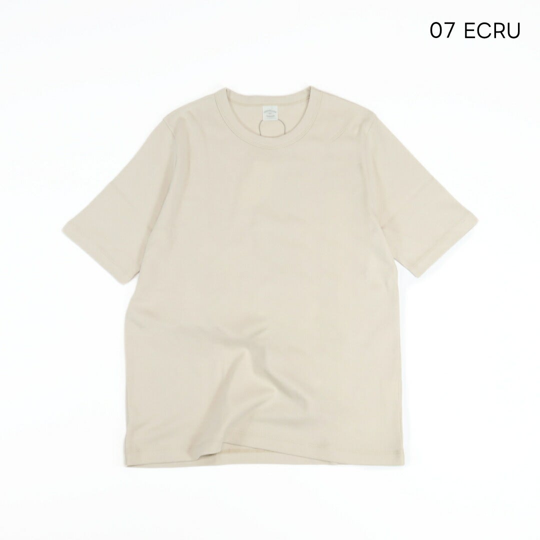 Ya2/ヌーヴェルドゥパラディNOUVELLESDUPARADIS/Tシャツカットソー/トロワフライス5分袖プレーンTシャツ/PC26106/レディース【正規取扱】