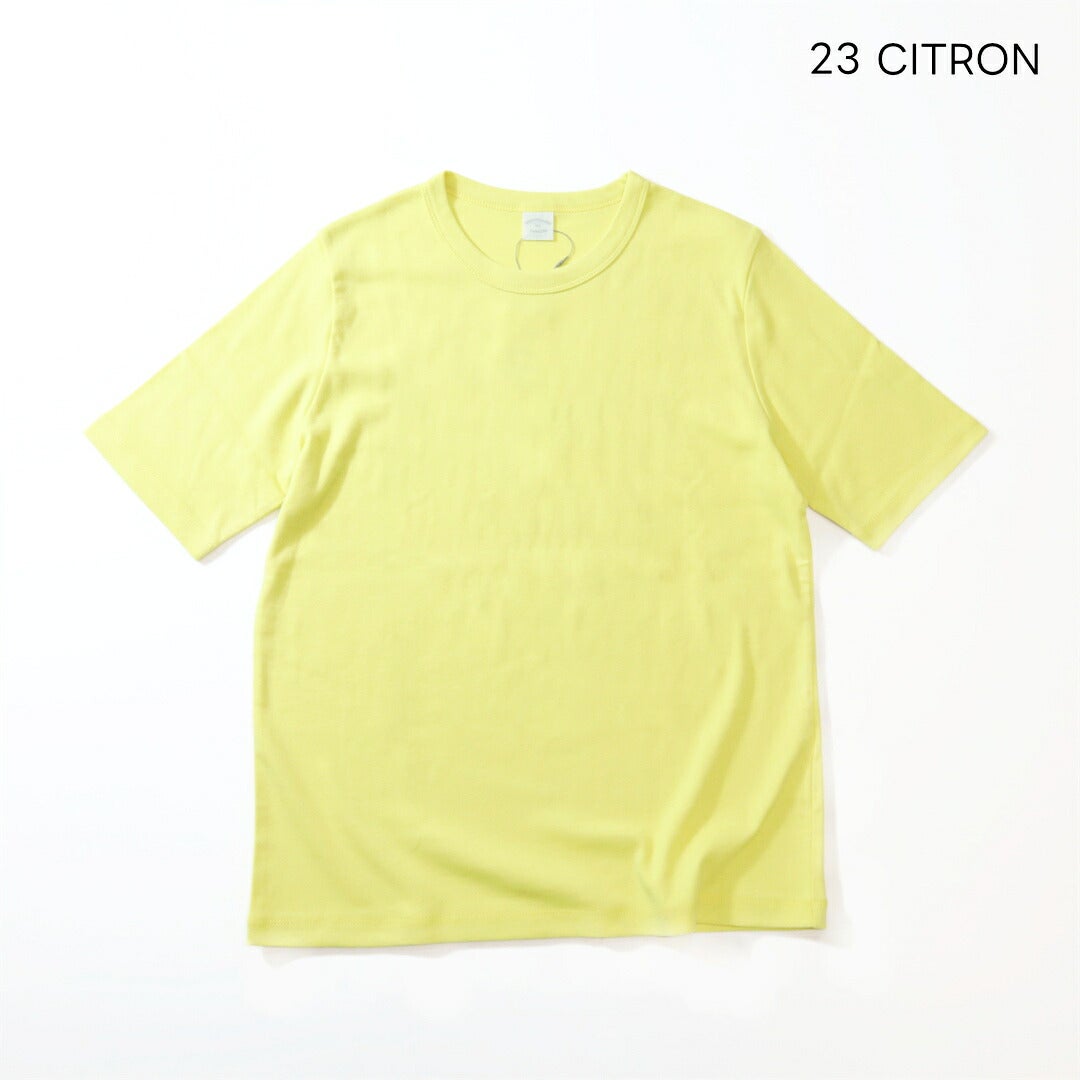 Ya2/ヌーヴェルドゥパラディNOUVELLESDUPARADIS/Tシャツカットソー/トロワフライス5分袖プレーンTシャツ/PC26106/レディース【正規取扱】