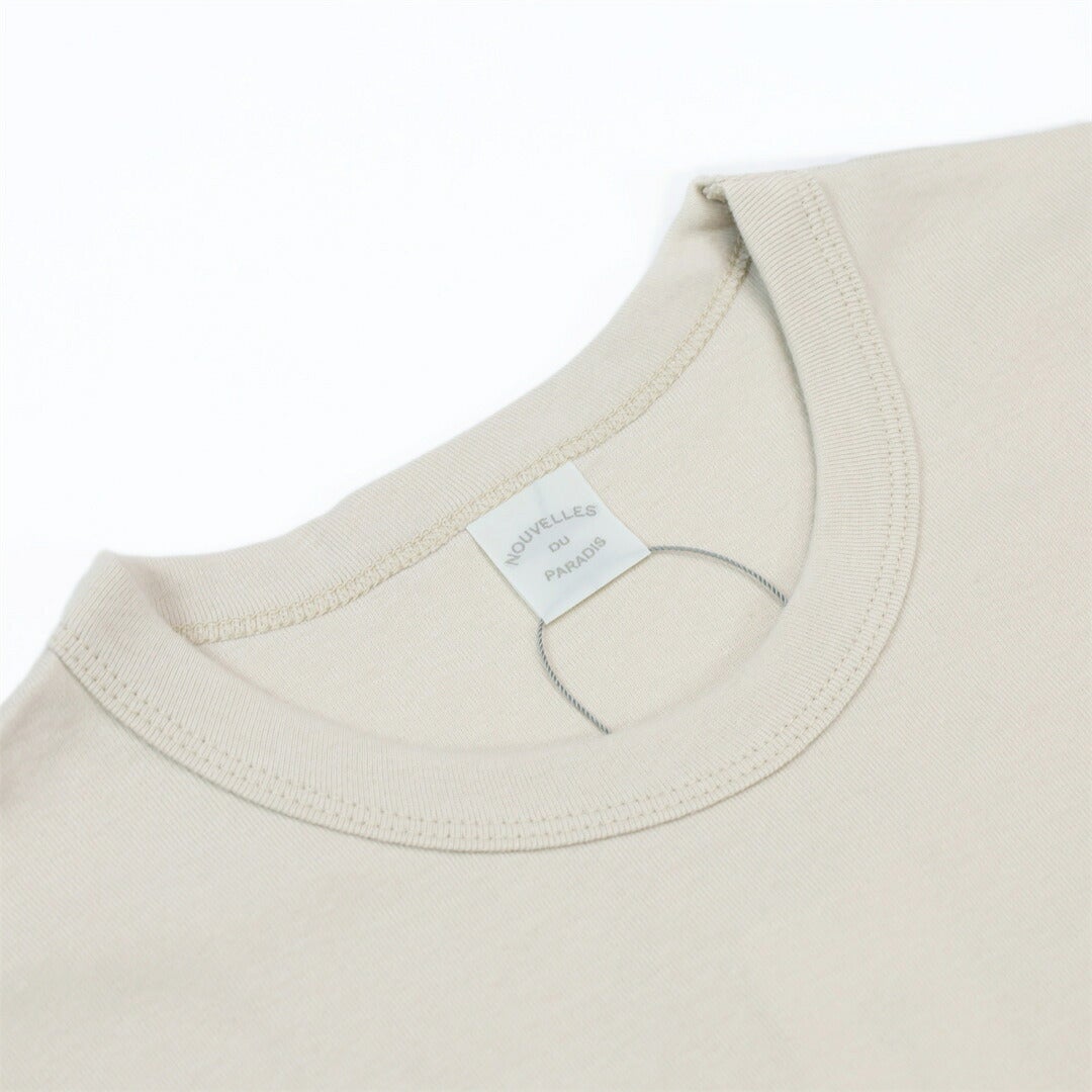 Ya2/ヌーヴェルドゥパラディNOUVELLESDUPARADIS/Tシャツカットソー/トロワフライス5分袖プレーンTシャツ/PC26106/レディース【正規取扱】