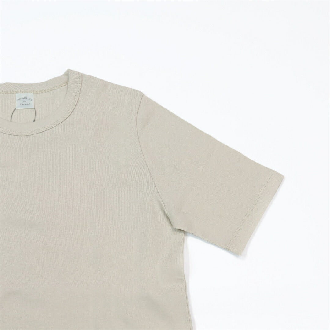 Ya2/ヌーヴェルドゥパラディNOUVELLESDUPARADIS/Tシャツカットソー/トロワフライス5分袖プレーンTシャツ/PC26106/レディース【正規取扱】