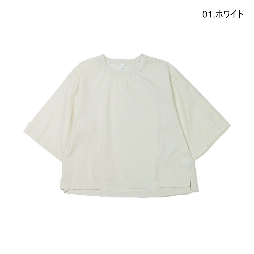 Ya2/【20%OFF】プリットprit/カットソー/47/2サイロプレミアム天竺切替5分袖ビッグスリーブTシャツ/P91637/レディース【正規取扱】