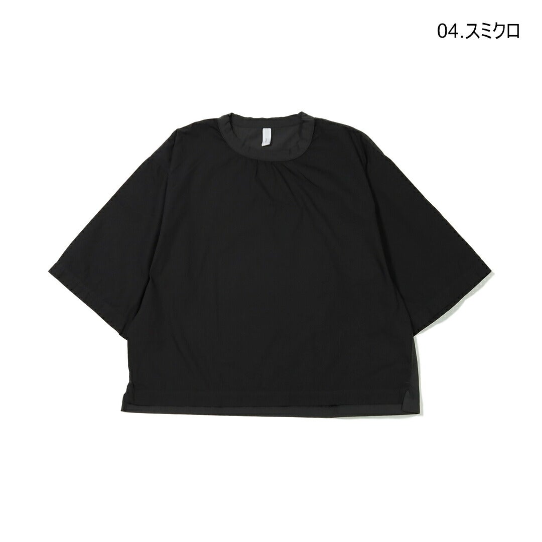 Ya2/【20%OFF】プリットprit/カットソー/47/2サイロプレミアム天竺切替5分袖ビッグスリーブTシャツ/P91637/レディース【正規取扱】