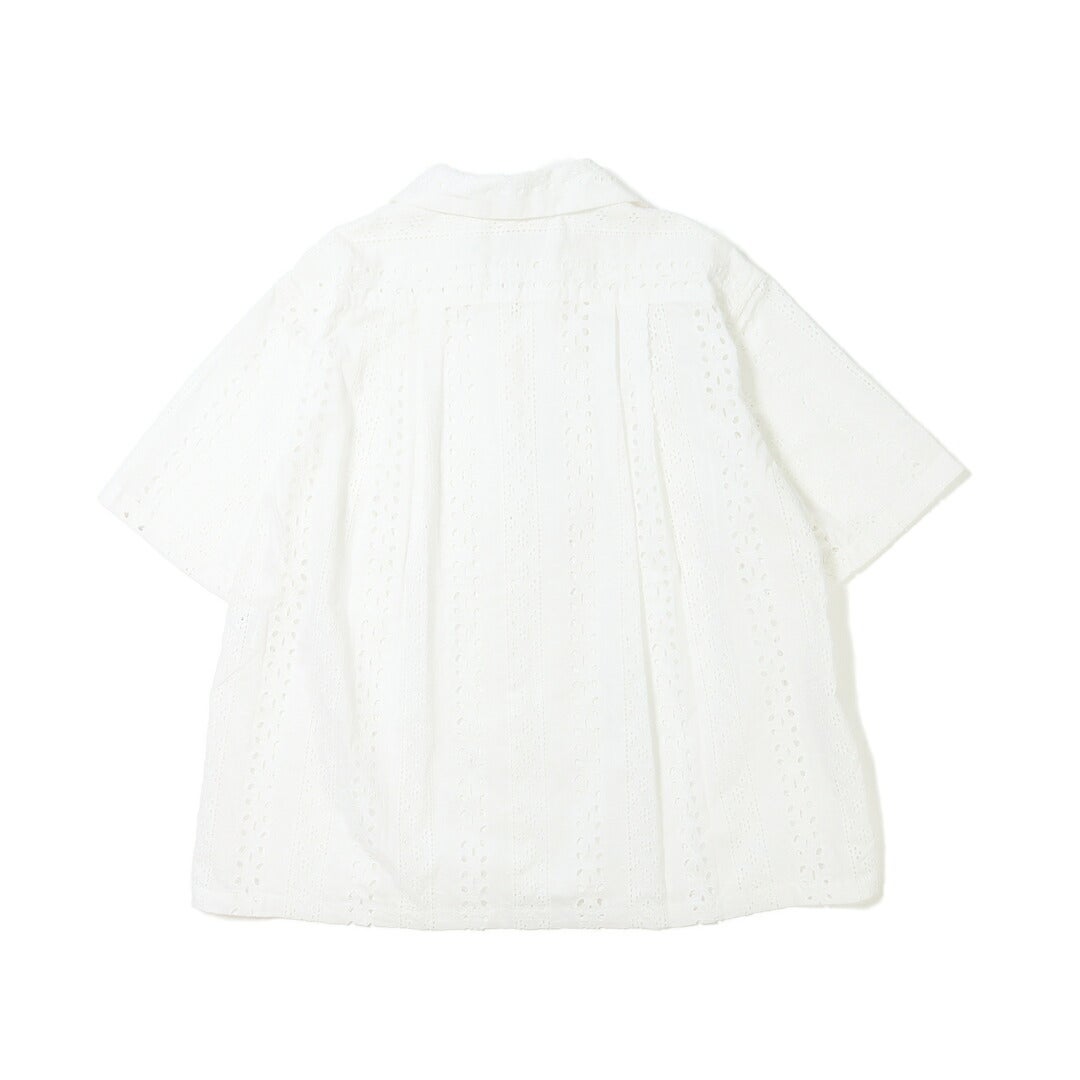 Ya2/【20%OFF】ヴァンソンエミレイユVincentetMireille/シャツブラウス/コットンレースシアーオープンカラーブラウスシャツ/VM261HB11032/レディース【正規取扱】