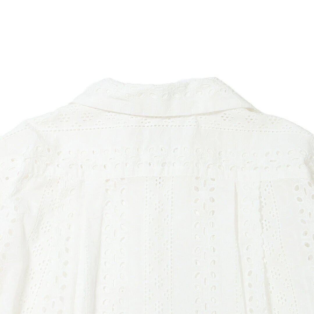 Ya2/【20%OFF】ヴァンソンエミレイユVincentetMireille/シャツブラウス/コットンレースシアーオープンカラーブラウスシャツ/VM261HB11032/レディース【正規取扱】