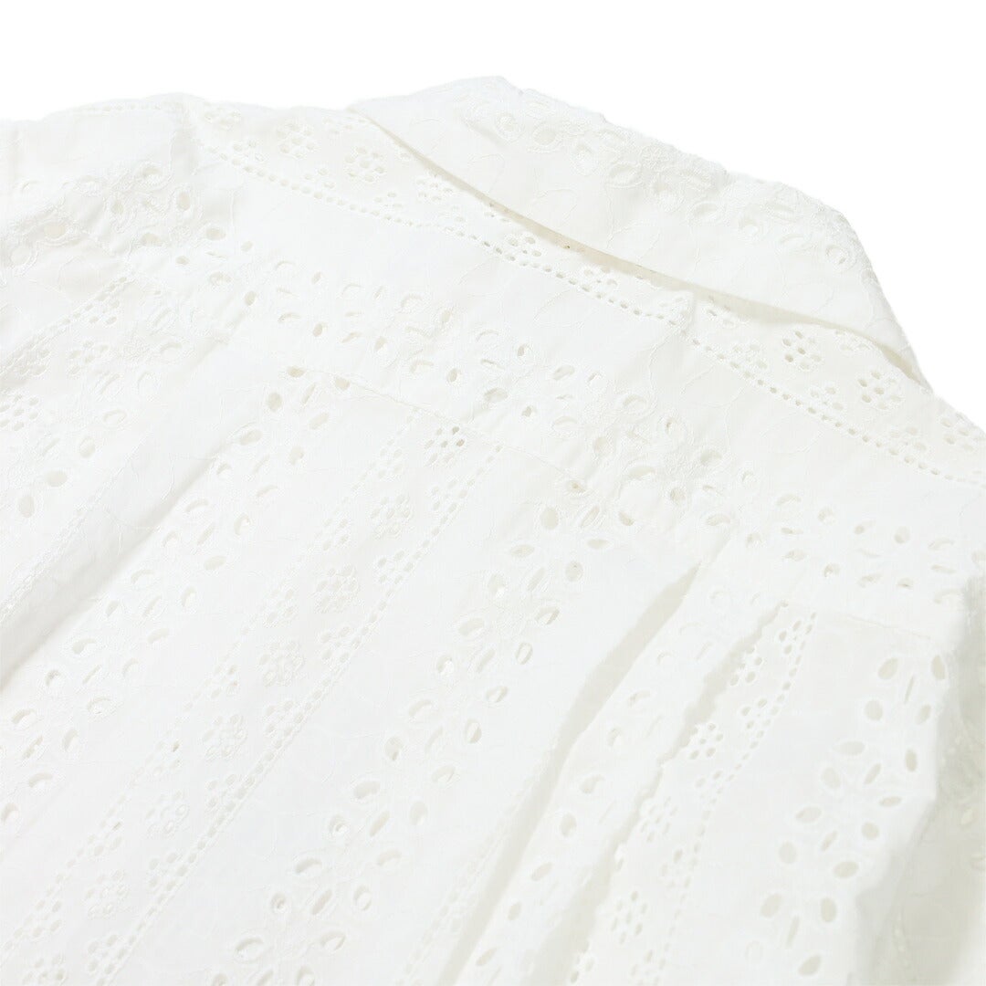 Ya2/【20%OFF】ヴァンソンエミレイユVincentetMireille/シャツブラウス/コットンレースシアーオープンカラーブラウスシャツ/VM261HB11032/レディース【正規取扱】