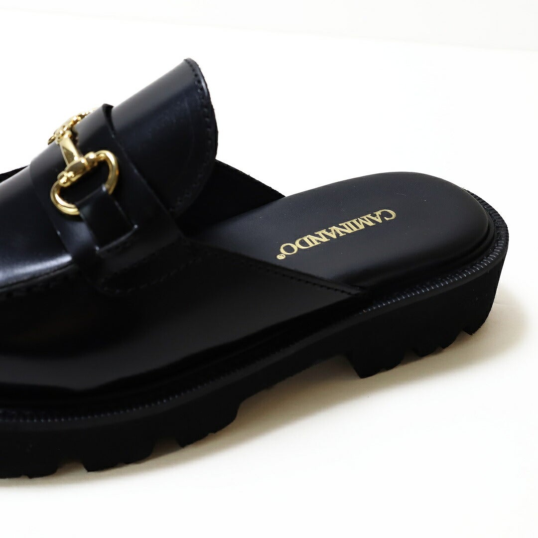 CAMINANDO カミナンド レザー シアリング ラインド ビット ミュール