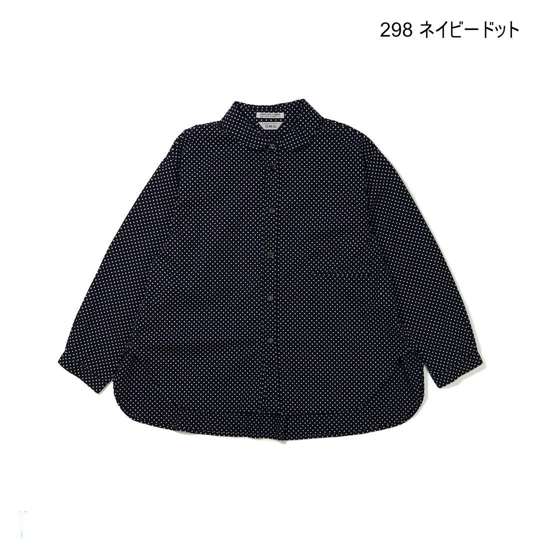 Ya2/ブロカントBrocante/シャツブラウス/ブロードドットラウンドカラーシャツ/16-0792X/レディース【正規取扱】