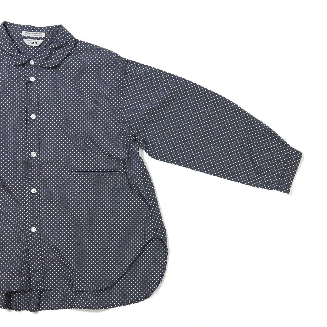 Ya2/ブロカントBrocante/シャツブラウス/ブロードドットラウンドカラーシャツ/16-0792X/レディース【正規取扱】