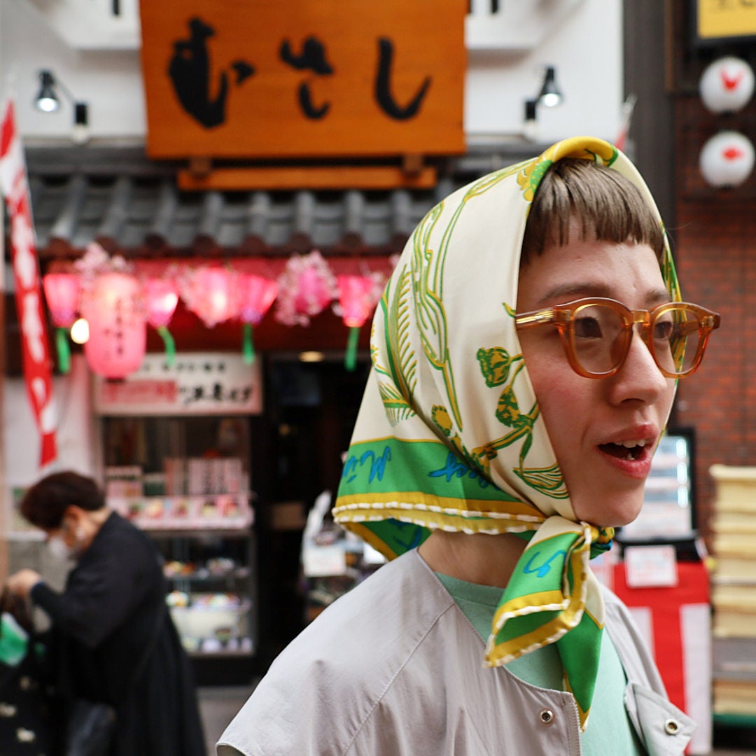 マニプリ manipur/シルクスカーフ65 フローラ 0161330013i/スカーフ
