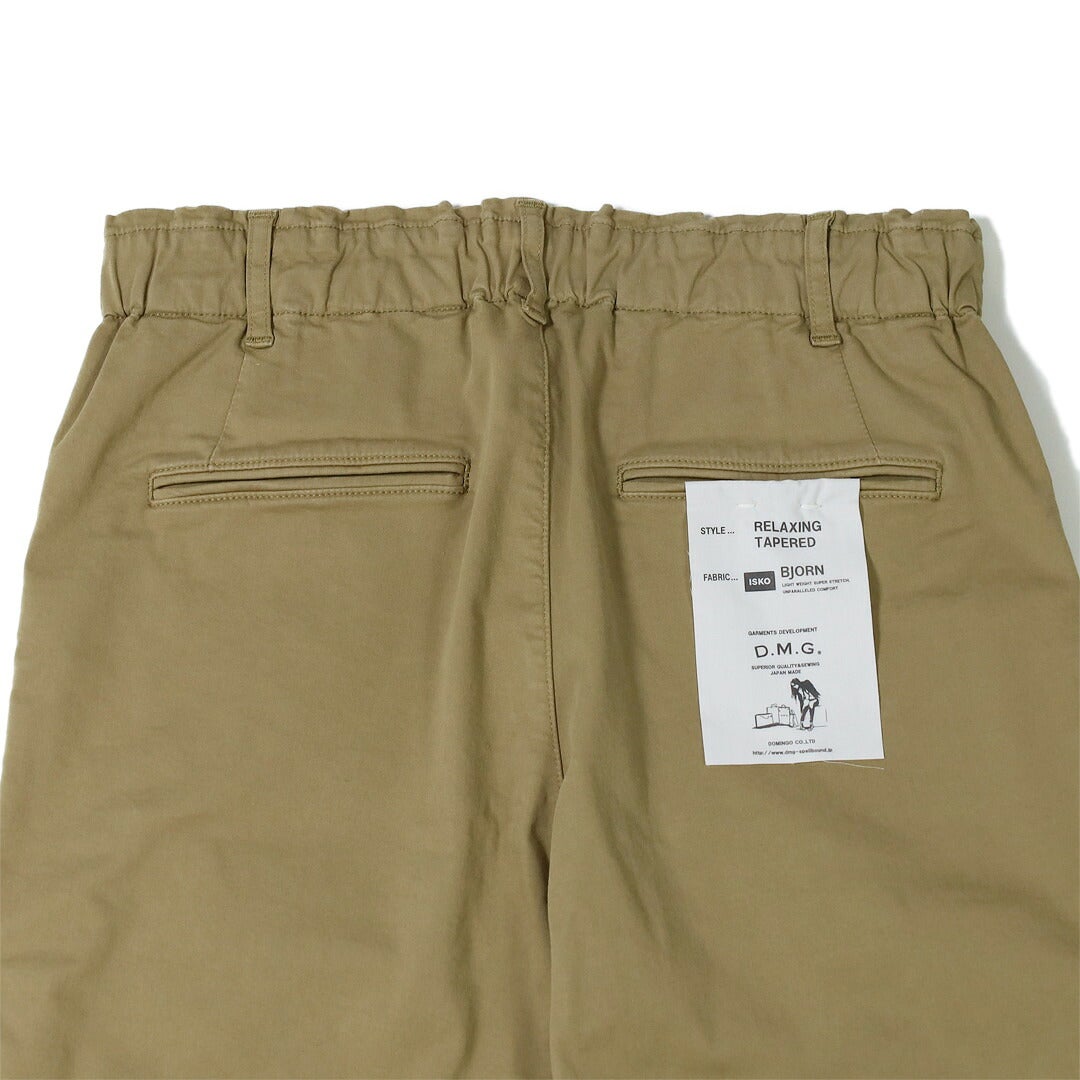 Ya2/【期間限定ポイント】ディーエムジーD.M.G./DMGドミンゴパンツ/ISKOチノストレッチリラクシングテーパードパンツ/13-0921T/レディース【正規取扱】
