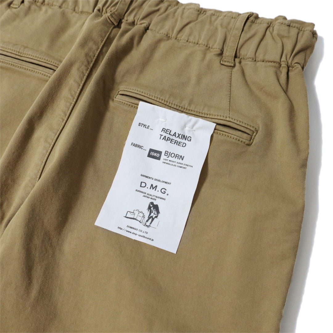 Ya2/【期間限定ポイント】ディーエムジーD.M.G./DMGドミンゴパンツ/ISKOチノストレッチリラクシングテーパードパンツ/13-0921T/レディース【正規取扱】