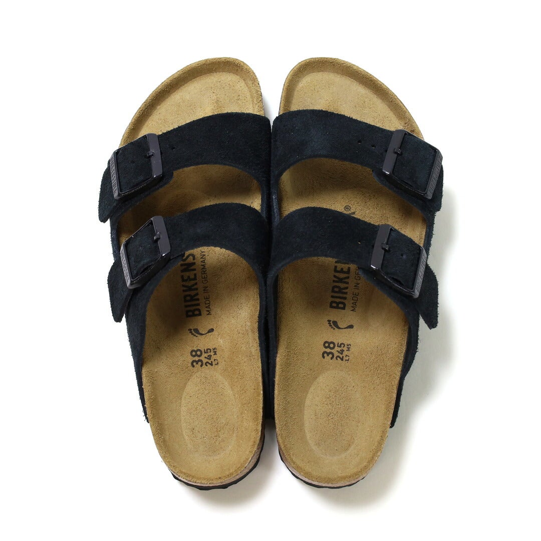 Ya2/ビルケンシュトックBIRKENSTOCK/サンダル/アリゾナスエードレザーブラックARIZONA/1027164/レディース【正規取扱】