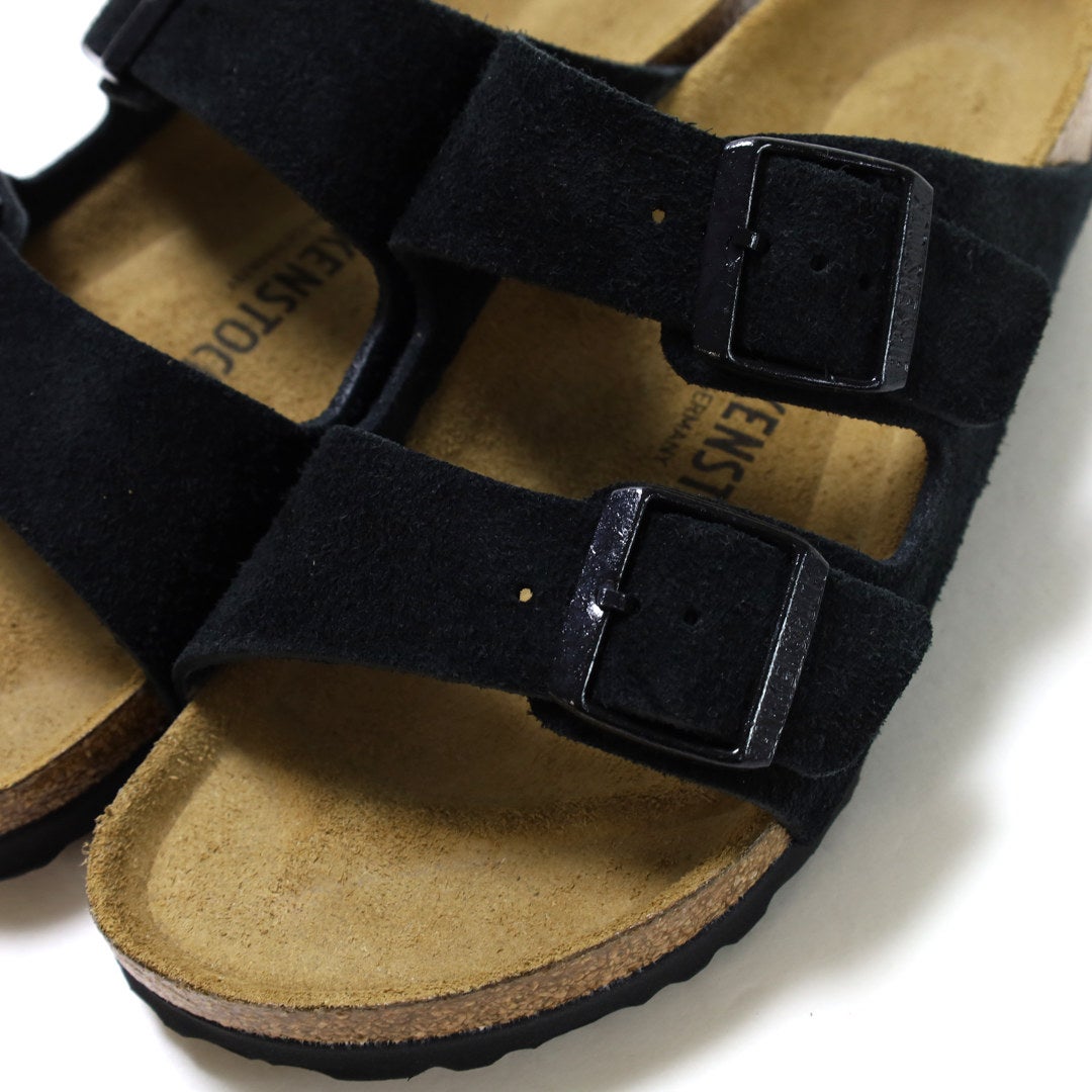 Ya2/ビルケンシュトックBIRKENSTOCK/サンダル/アリゾナスエードレザーブラックARIZONA/1027164/レディース【正規取扱】