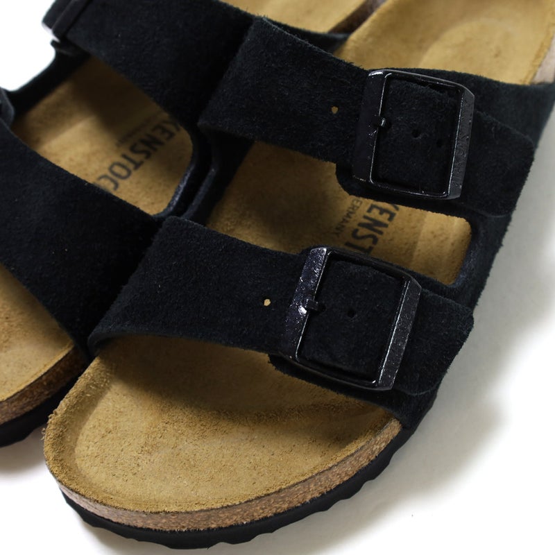 Ya2/ビルケンシュトックBIRKENSTOCK/サンダル/アリゾナスエードレザーブラックARIZONA/1027164/レディース【正規取扱】