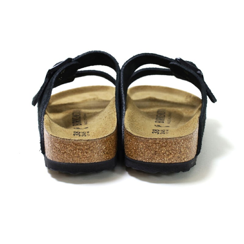Ya2/ビルケンシュトックBIRKENSTOCK/サンダル/アリゾナスエードレザーブラックARIZONA/1027164/レディース【正規取扱】