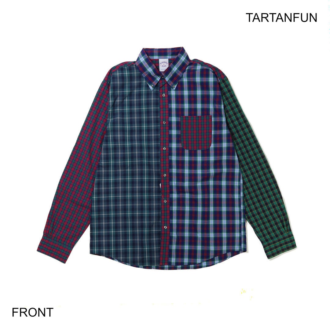 Ya2/ブルックスブラザーズBrooksBrothers/シャツ/コットンポプリンチェックフライデーシャツ/100232499100232506100232507/メンズ【正規取扱】