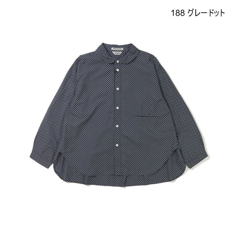 Ya2/ブロカントBrocante/シャツブラウス/ブロードドットラウンドカラーシャツ/16-0792X/レディース【正規取扱】