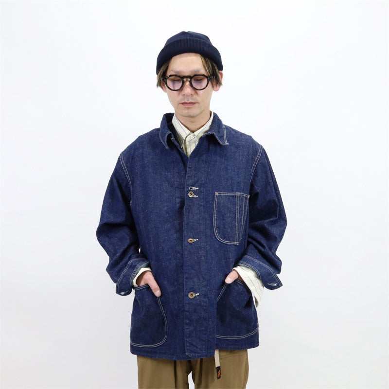 Ya2/オアスロウorSlow/デニムジャケット/1940セルビッチデニムカバーオールOneWash/01-6150-81/メンズ【正規取扱】